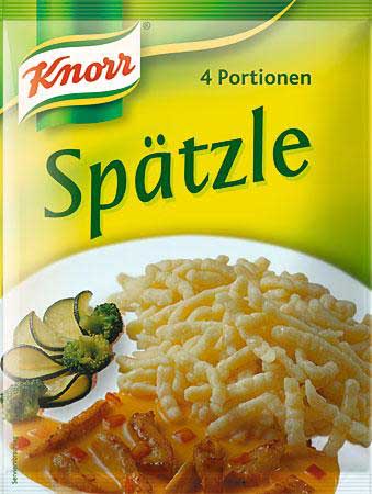 Knorr Spätzle kant en klaar uit Oostenrijk