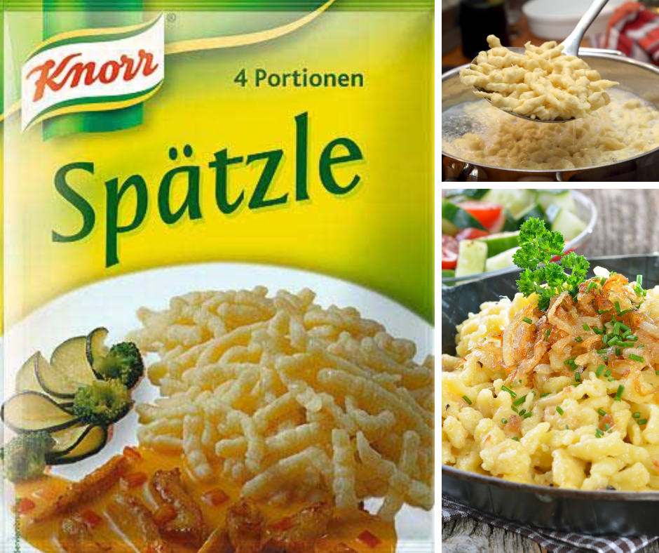 Spätzle van Knorr kant en klaar