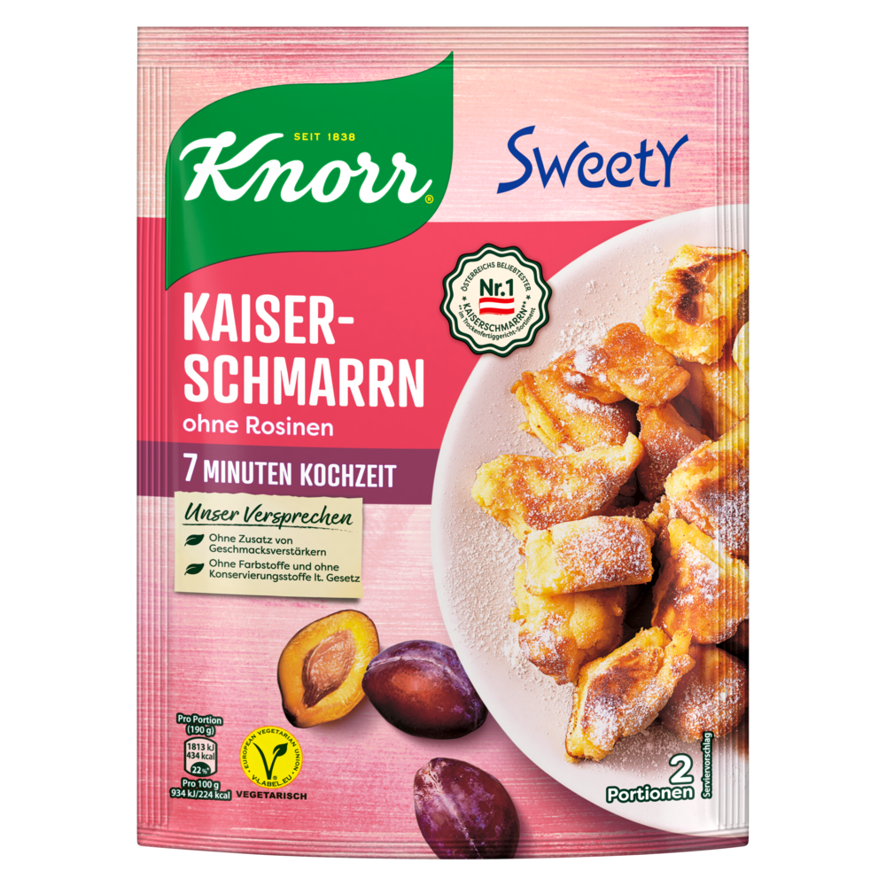 Knorr Kaiserschmarrn zonder rozijnen