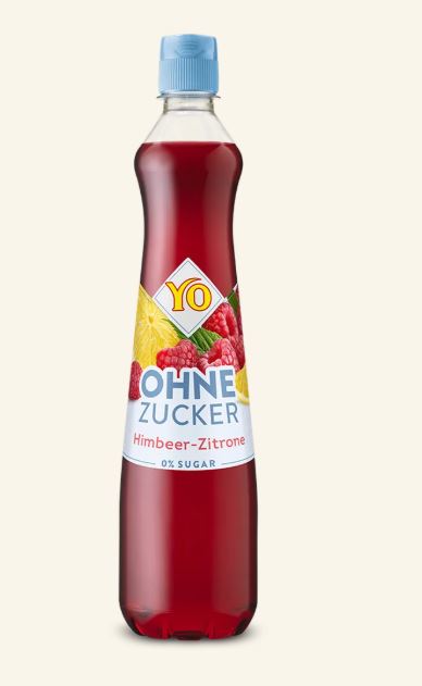 Yo Himbeer Zitrone siroop suikervrij