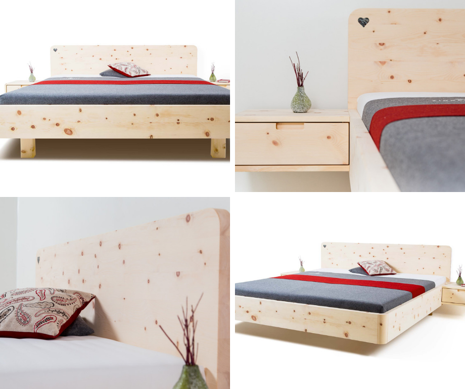 Zirben bed