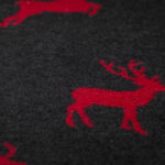 David Fussenegger deken met hert rood