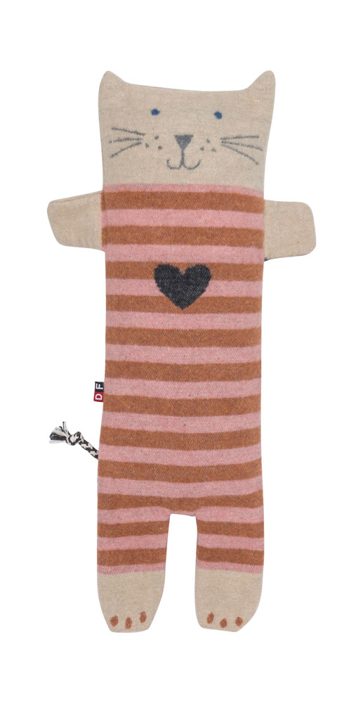Kinderdeken en knuffel kat Mucki van David Fussenegger