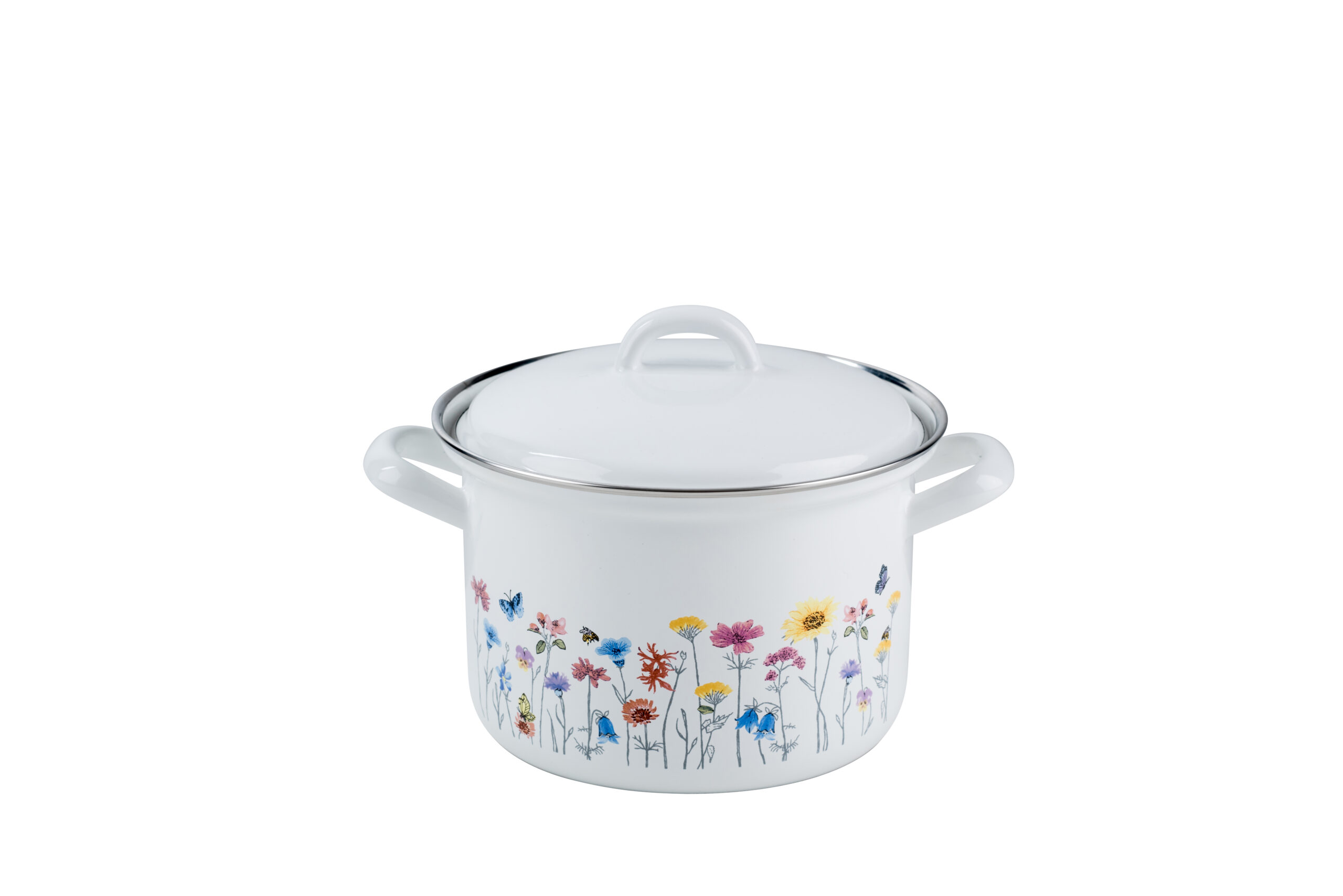 Riess emaille pan Flora