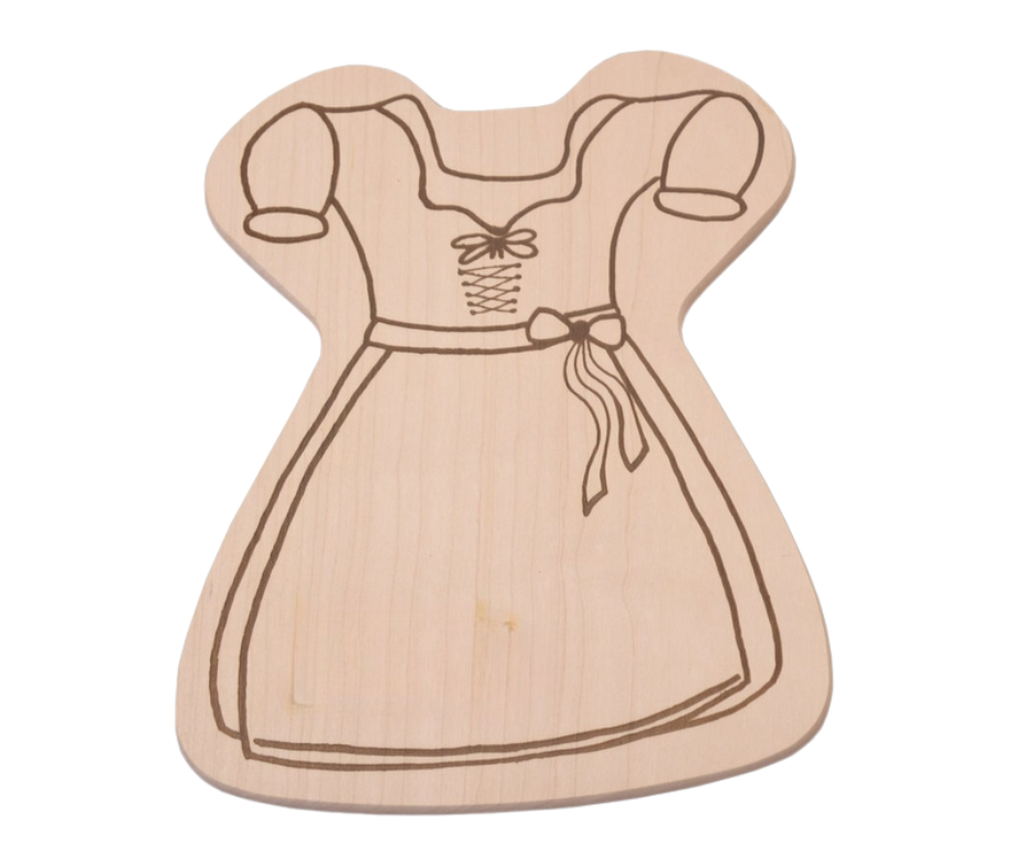 Dirndl plankje uit Oostenrijk