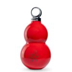 Drinkfles Hulu Gmundner Keramik rood. Duurzame drinkfles
