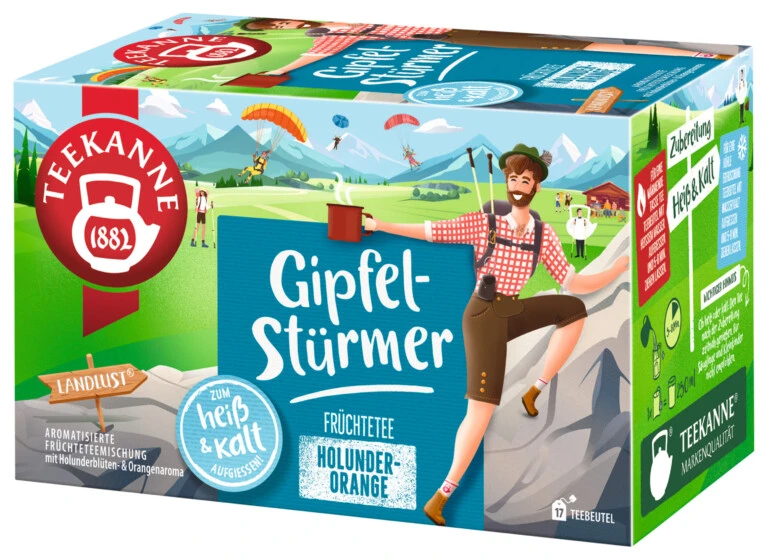 Teekanne Gipflestürmer thee