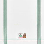 Wafeltheedoek met Dirndl en Lederhose