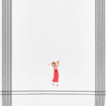 Wafeltheedoek met golfster