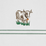 Wafeltheedoek met koe