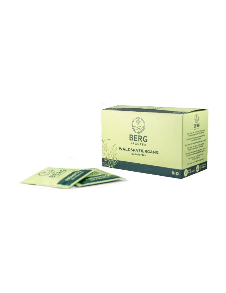 Bergkräuter Waldspaziergang Kräutertee. Bio thee