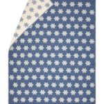 Sneeuwvlokken deken blauw David Fussenegger