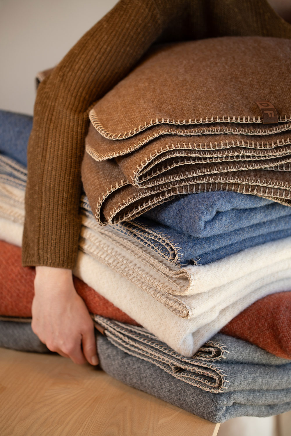 Wollen plaid David Fussenegger