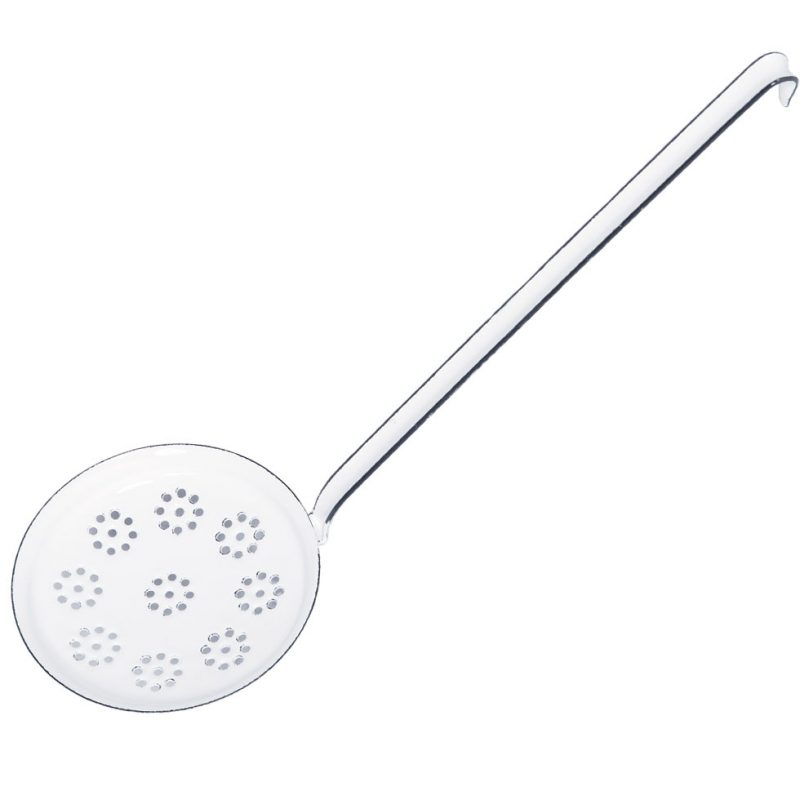 Riess emaille bakspaan wit 12 cm uit oostenrijk