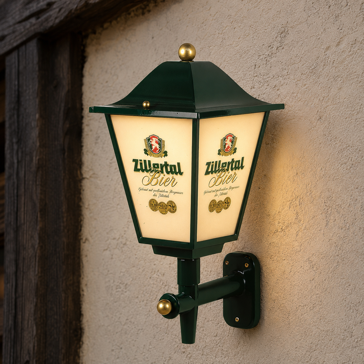 Zillertal Bier wandlamp